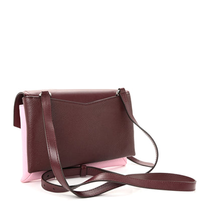 Givenchy Calfskin Duetto Crossbody Bag Burgundy Pink 4 of 17