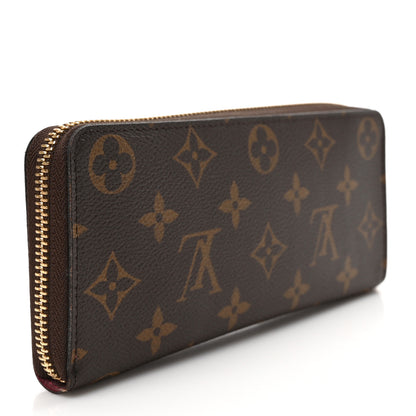 Louis Vuitton Monogram Clemence Wallet Fuchsia 3 of 6