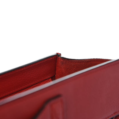 Celine Baby Grained Calfskin Micro Luggage Red 13 of 15