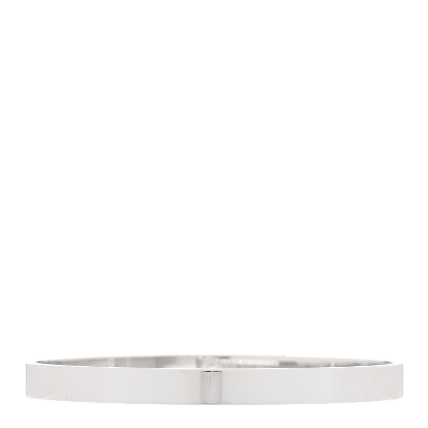 Hermes 18K White Gold Diamond PM Kelly Bracelet ST 2 of 4