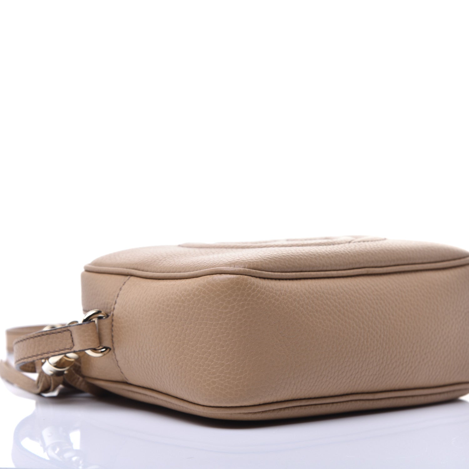 Gucci Pebbled Calfskin Small Soho Disco Bag Camelia 5 of 16