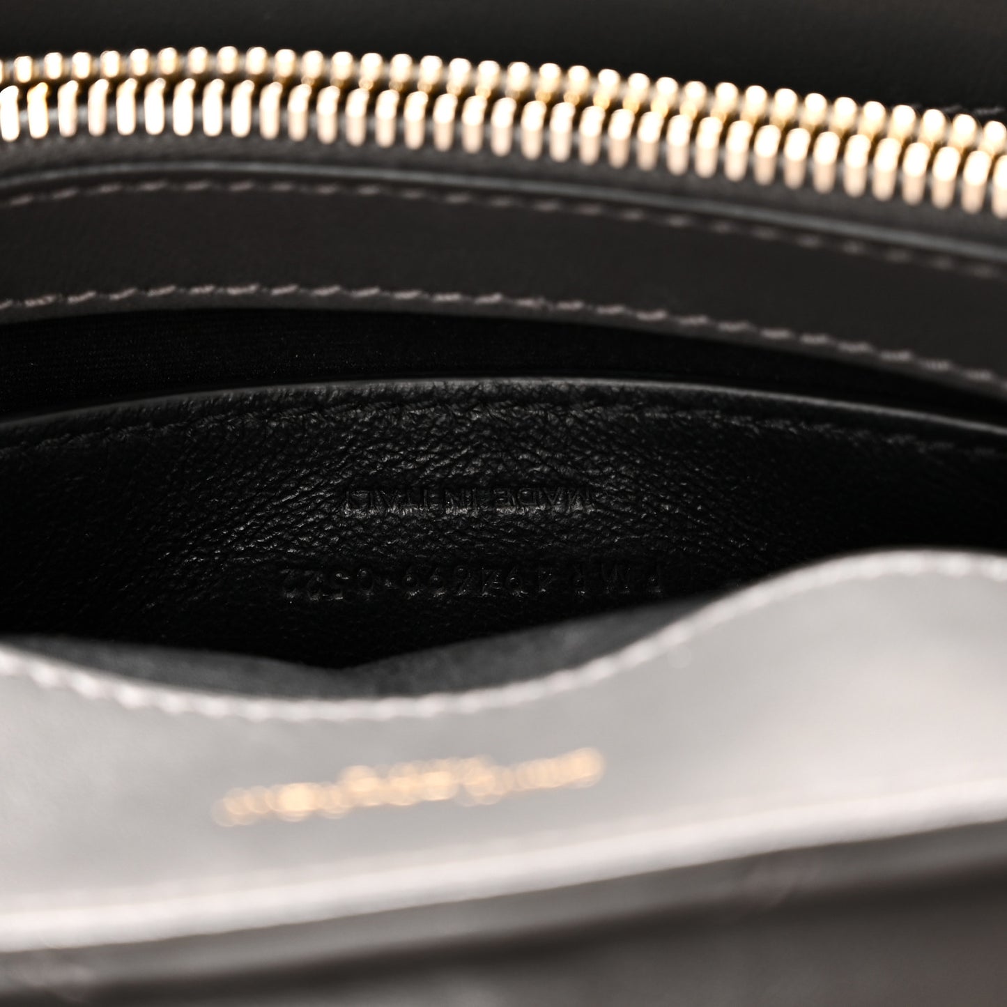 Calfskin Y Quilted Monogram Small Loulou Chain Satchel Storm
