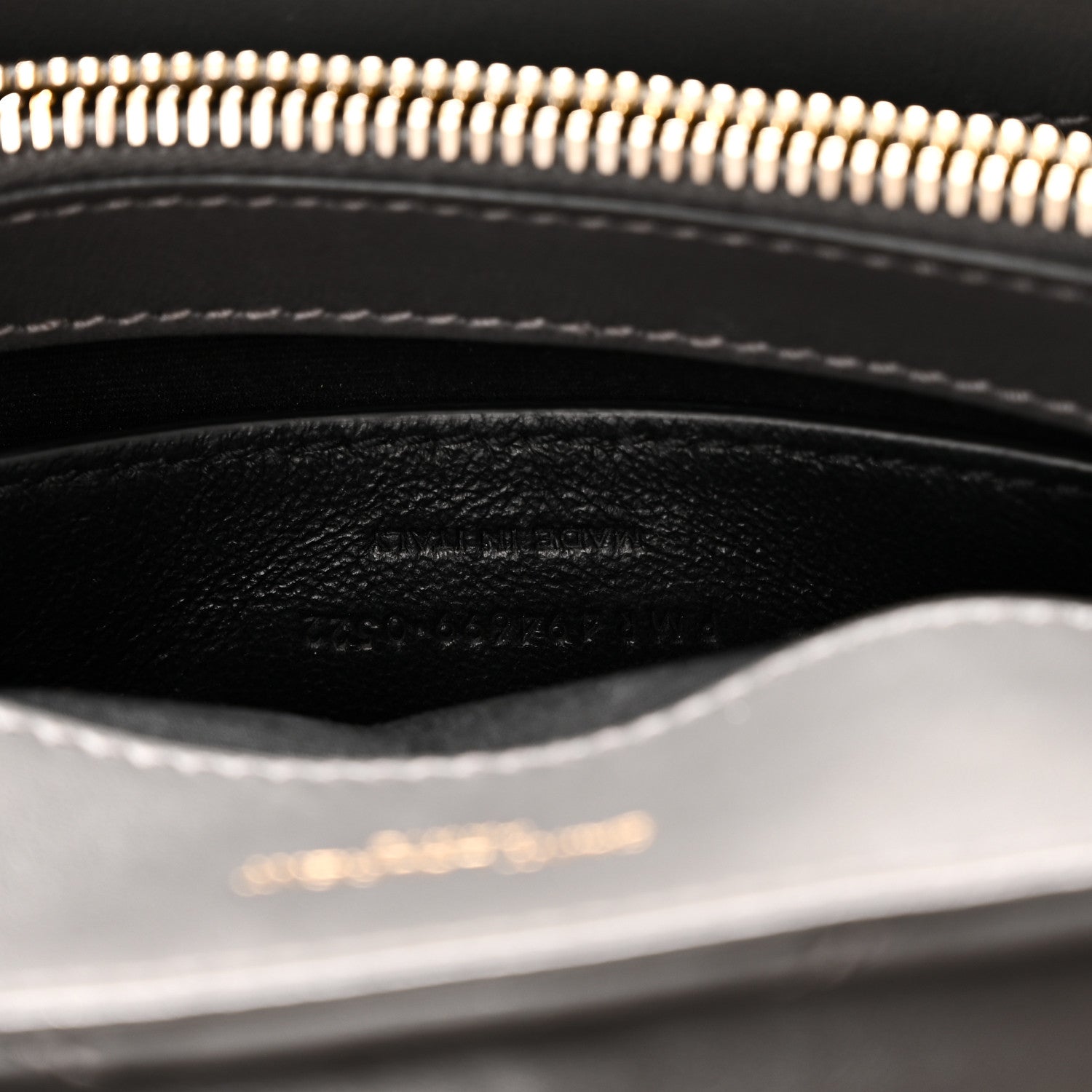 Saint Laurent Calfskin Y Quilted Monogram Small Loulou Chain Satchel Storm 7 of 10