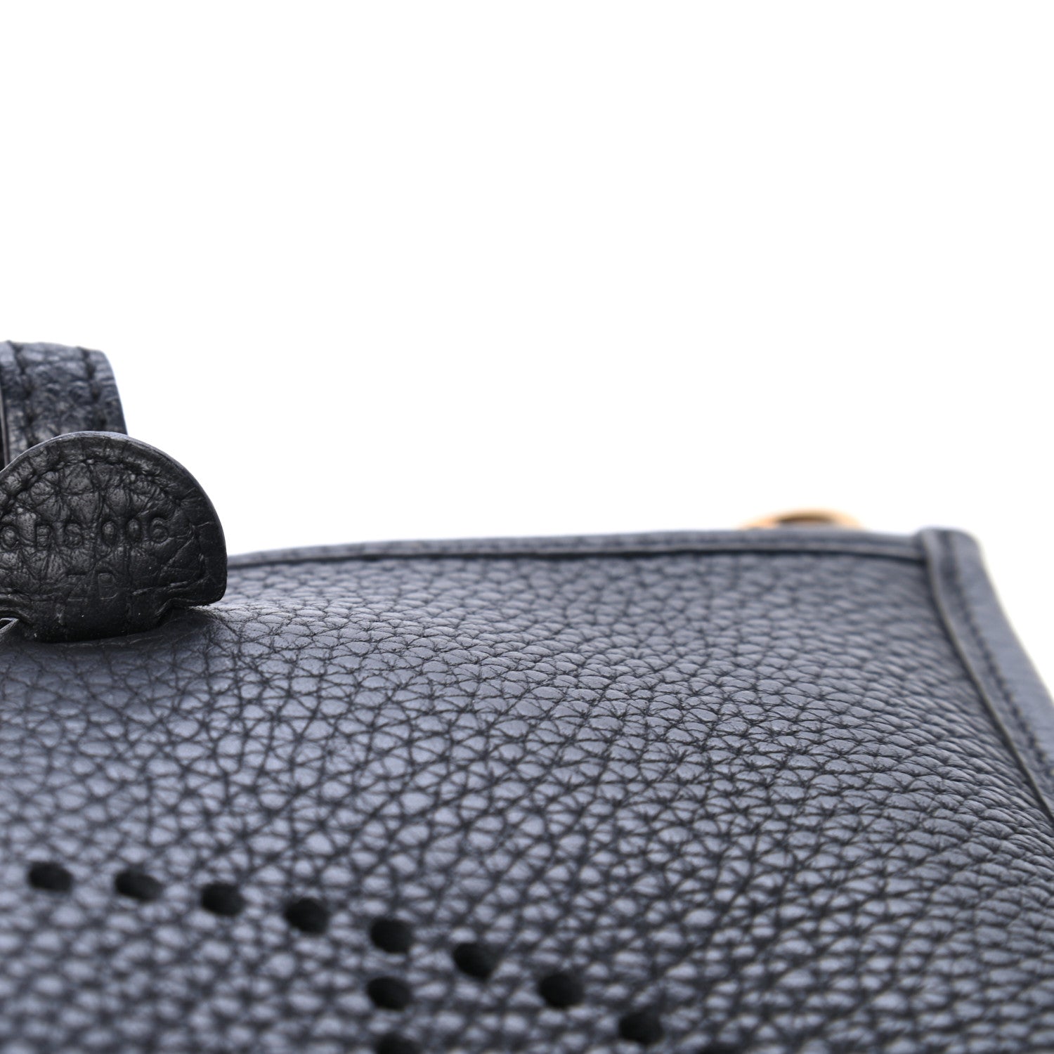 Hermes Taurillon Clemence Evelyne TPM Black 6 of 6