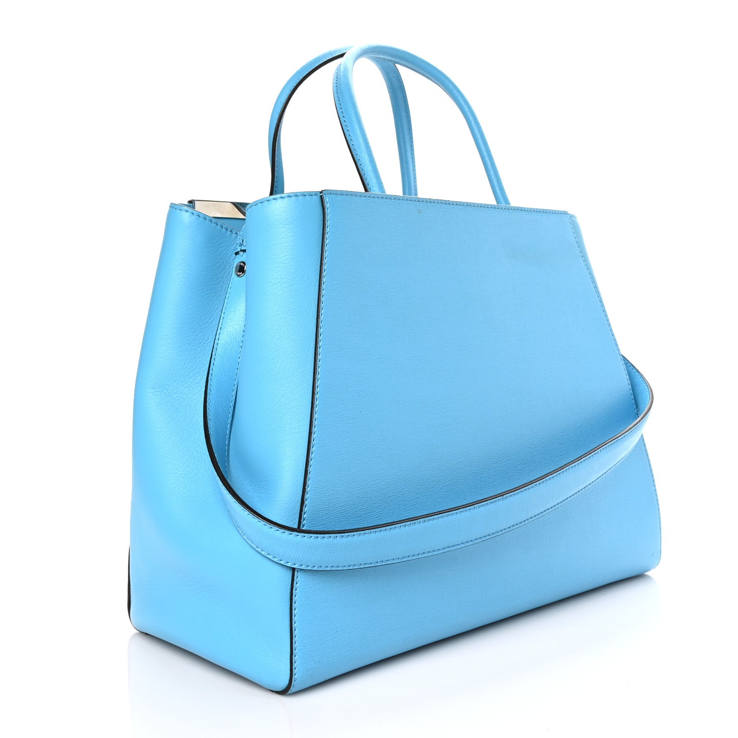 Fendi Vitello Elite Regular 2Jours Tote Maldives 3 of 6