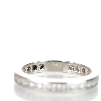 Tiffany Platinum Diamond 3mm Wedding Band 7 4 of 5
