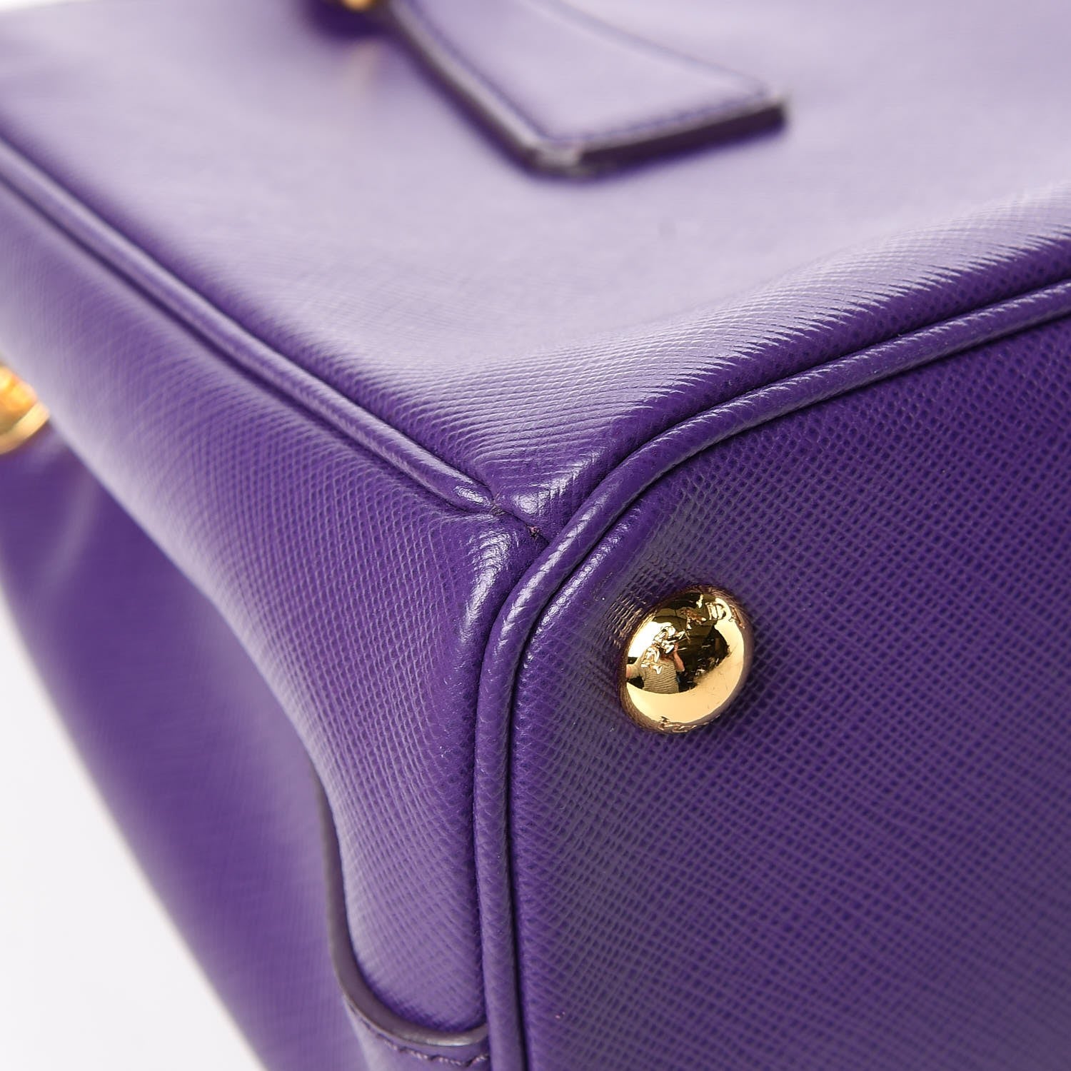 Prada Saffiano Small Galleria Double Zip Tote Viola 10 of 14