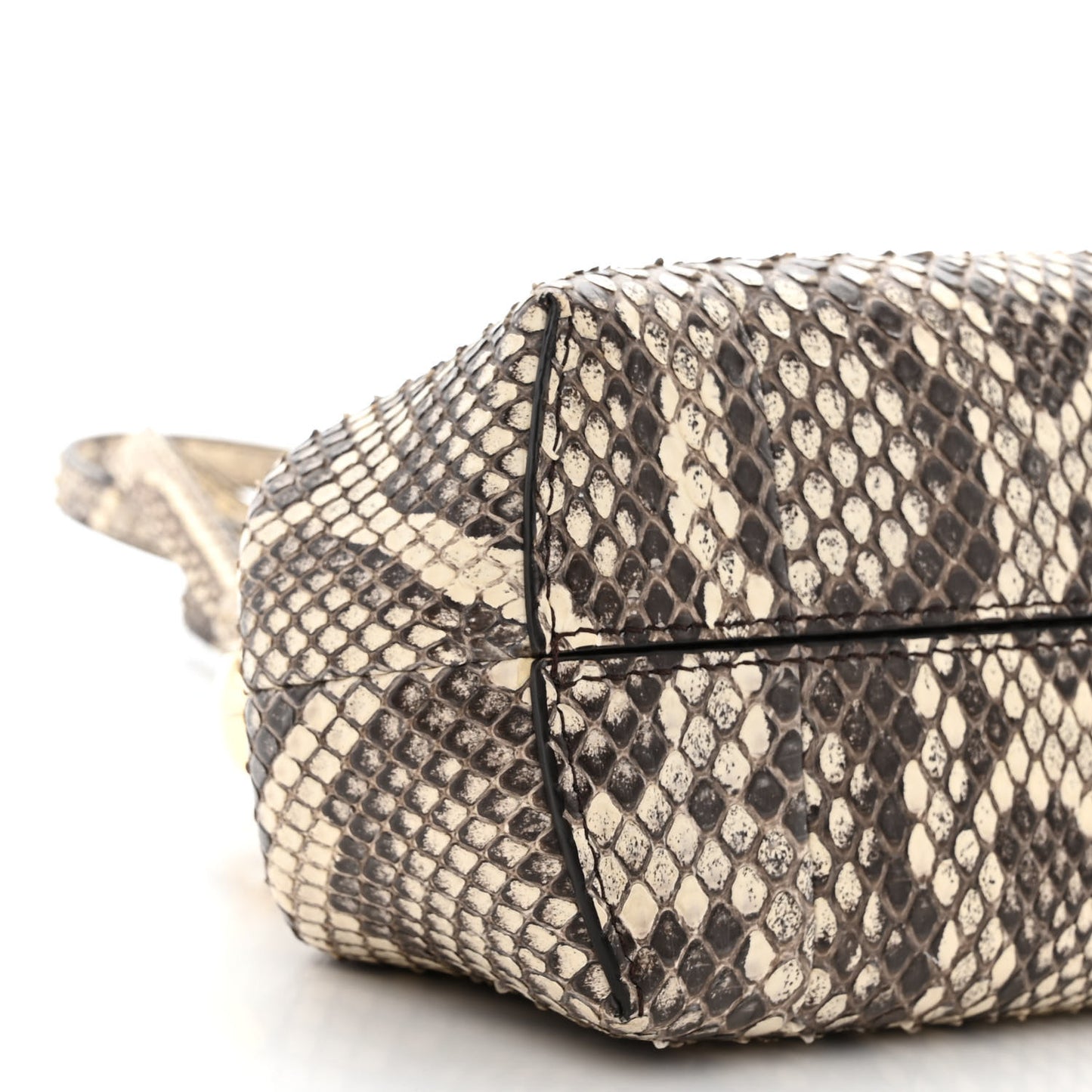 Snakeskin Small Fendi First Daisy Roccia