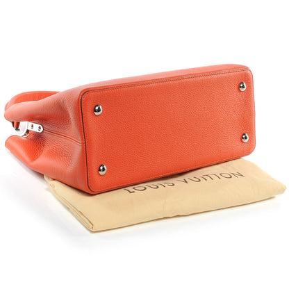 Louis Vuitton Taurillon Capucines MM Clementine 4 of 8