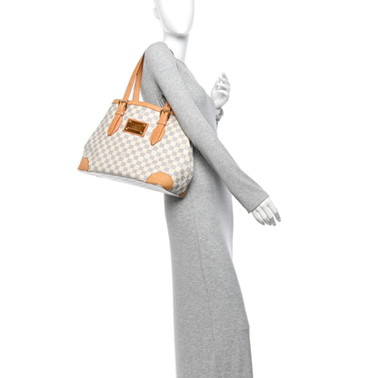 Louis Vuitton Damier Azur Hampstead MM 2 of 13