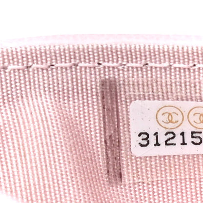 Chanel Lambskin Quilted Chanel 19 Card Holder Light Pink 5 of 5