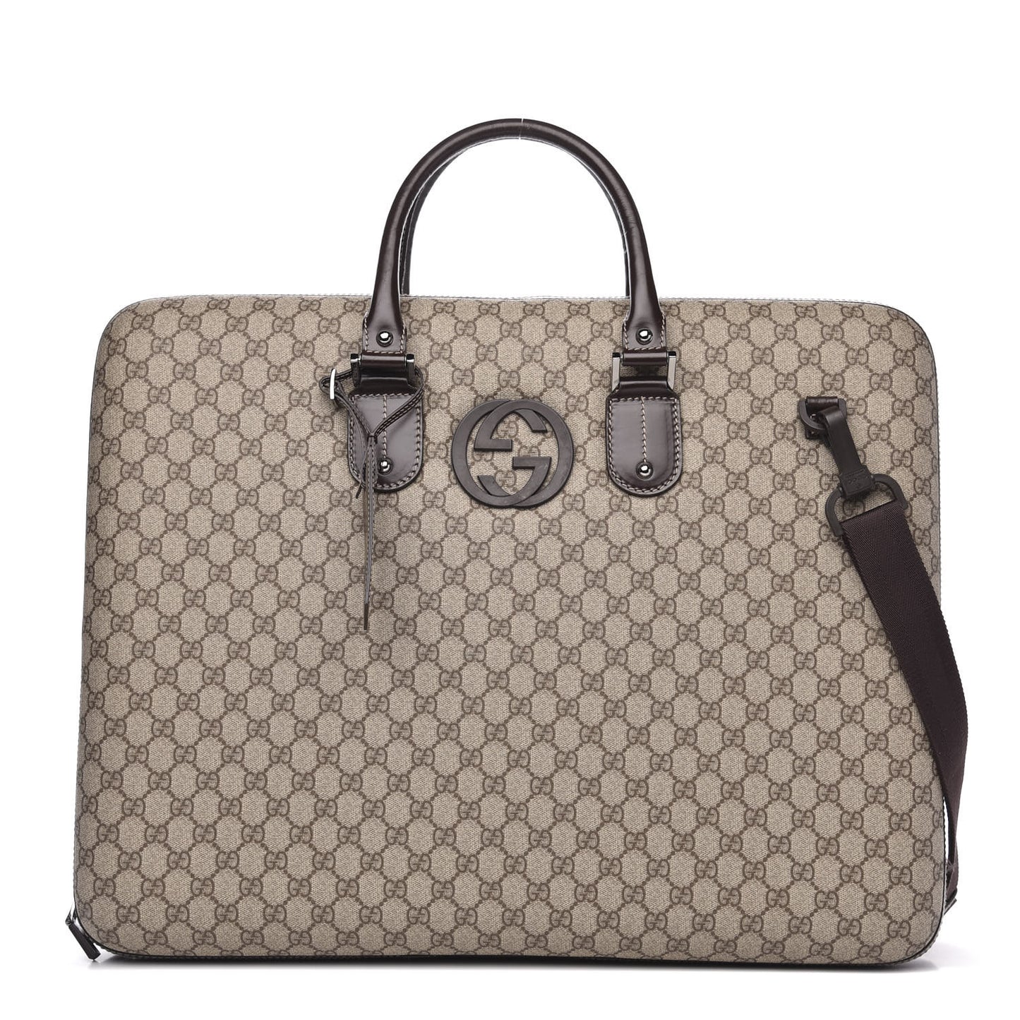 GG Supreme Monogram Interlocking G Large Garment Hard Case Travel Bag