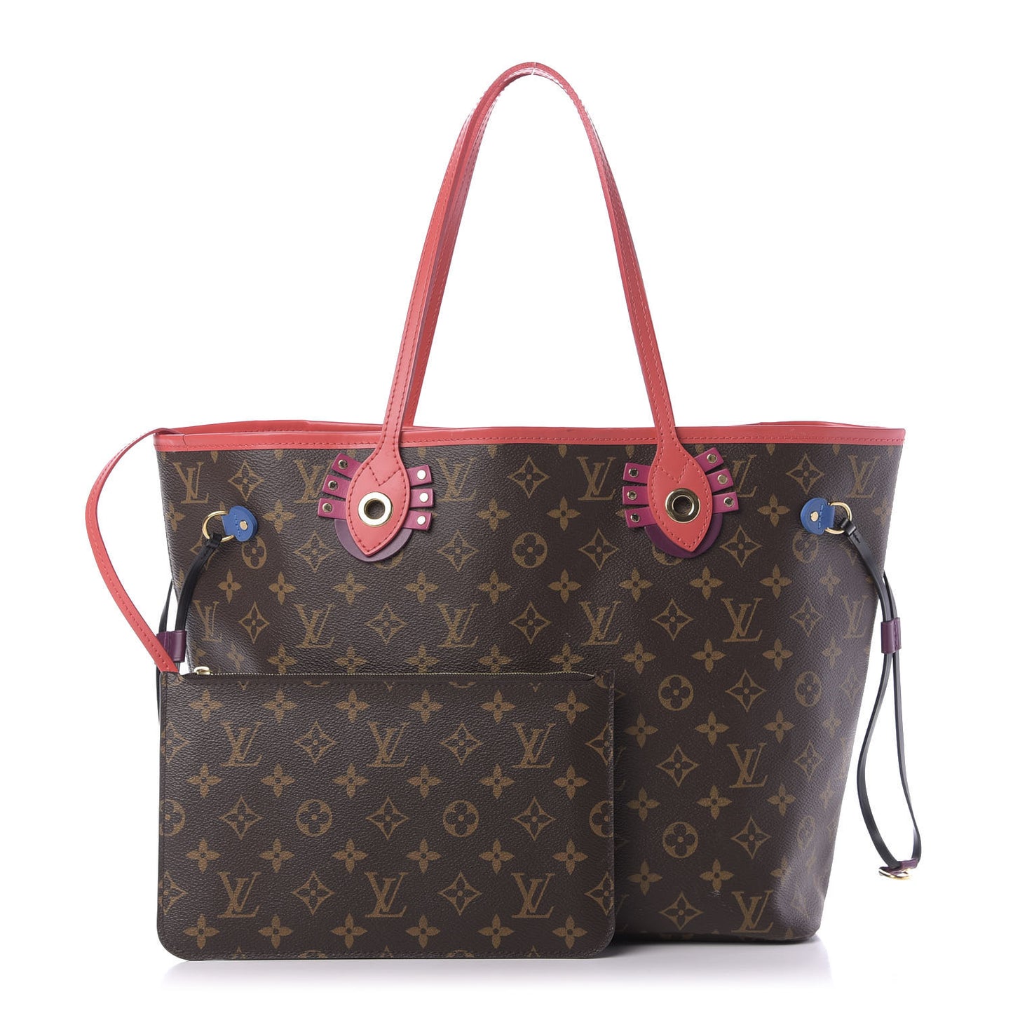 Monogram Totem Neo Neverfull MM Flamingo