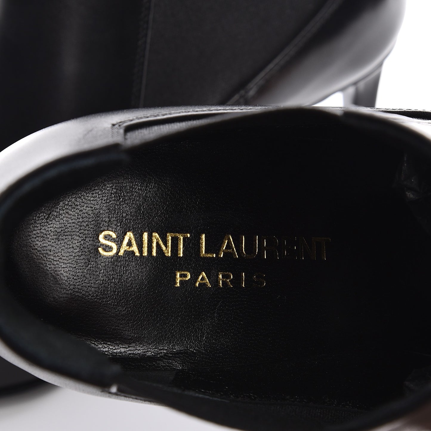 Calfskin Classic Paris Ela 80 Ankle Boots 35.5 Black