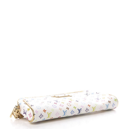 Louis Vuitton Monogram Multicolor Kate Clutch White 4 of 6
