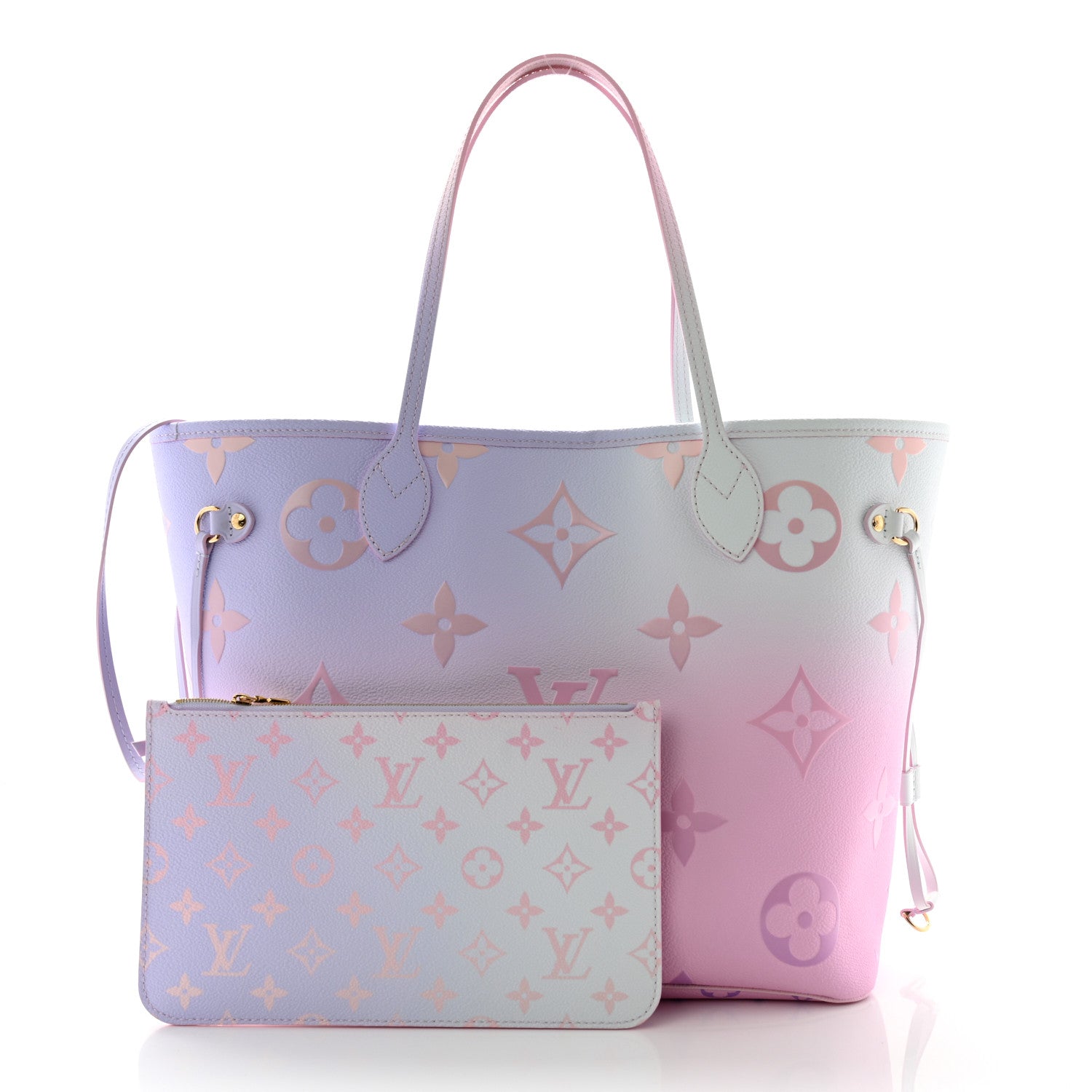 Louis Vuitton Monogram Giant Spring In The City Neverfull MM Sunrise Pastel 3 of 11
