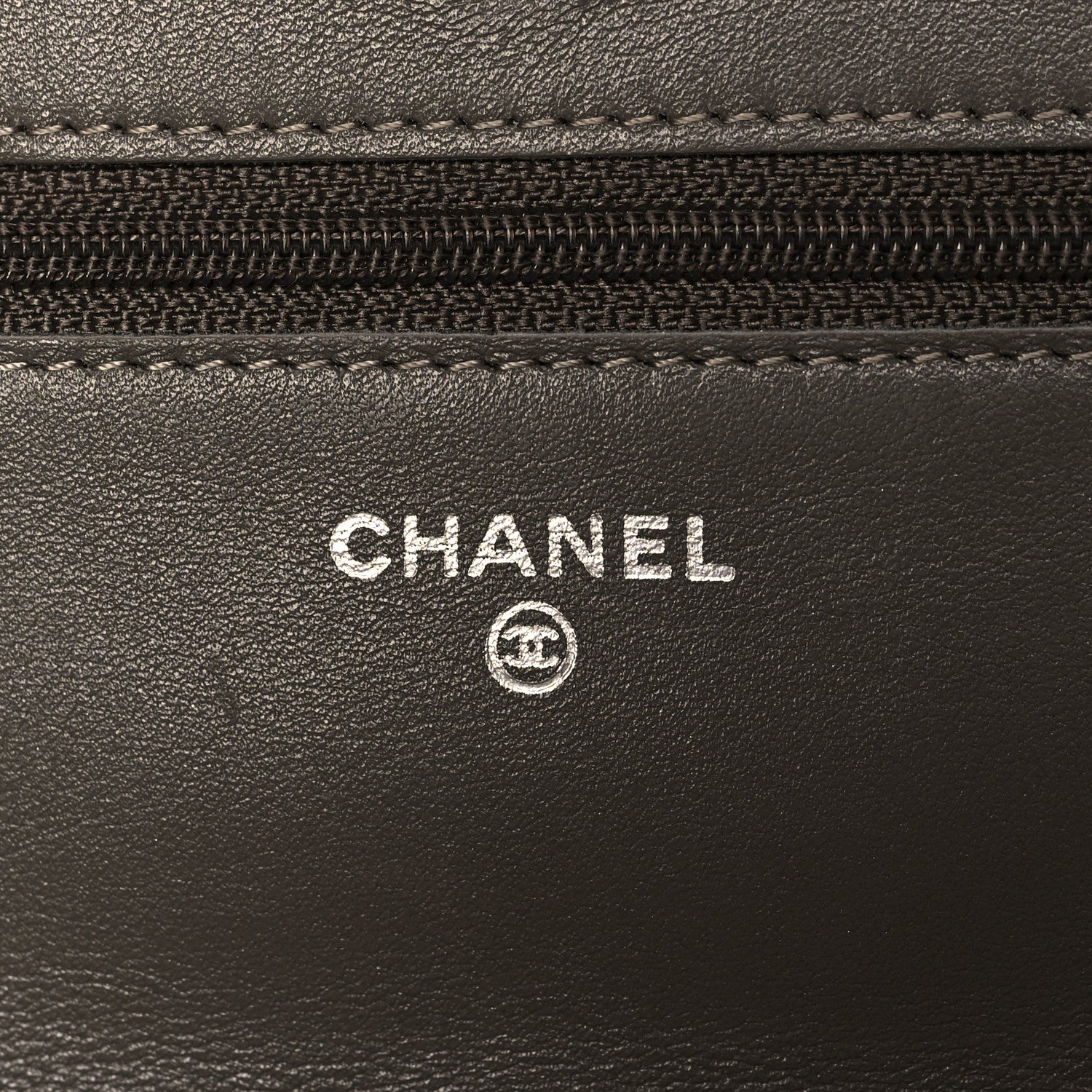 Chanel Patent Quilted Wallet On Chain WOC Brown 6 of 9