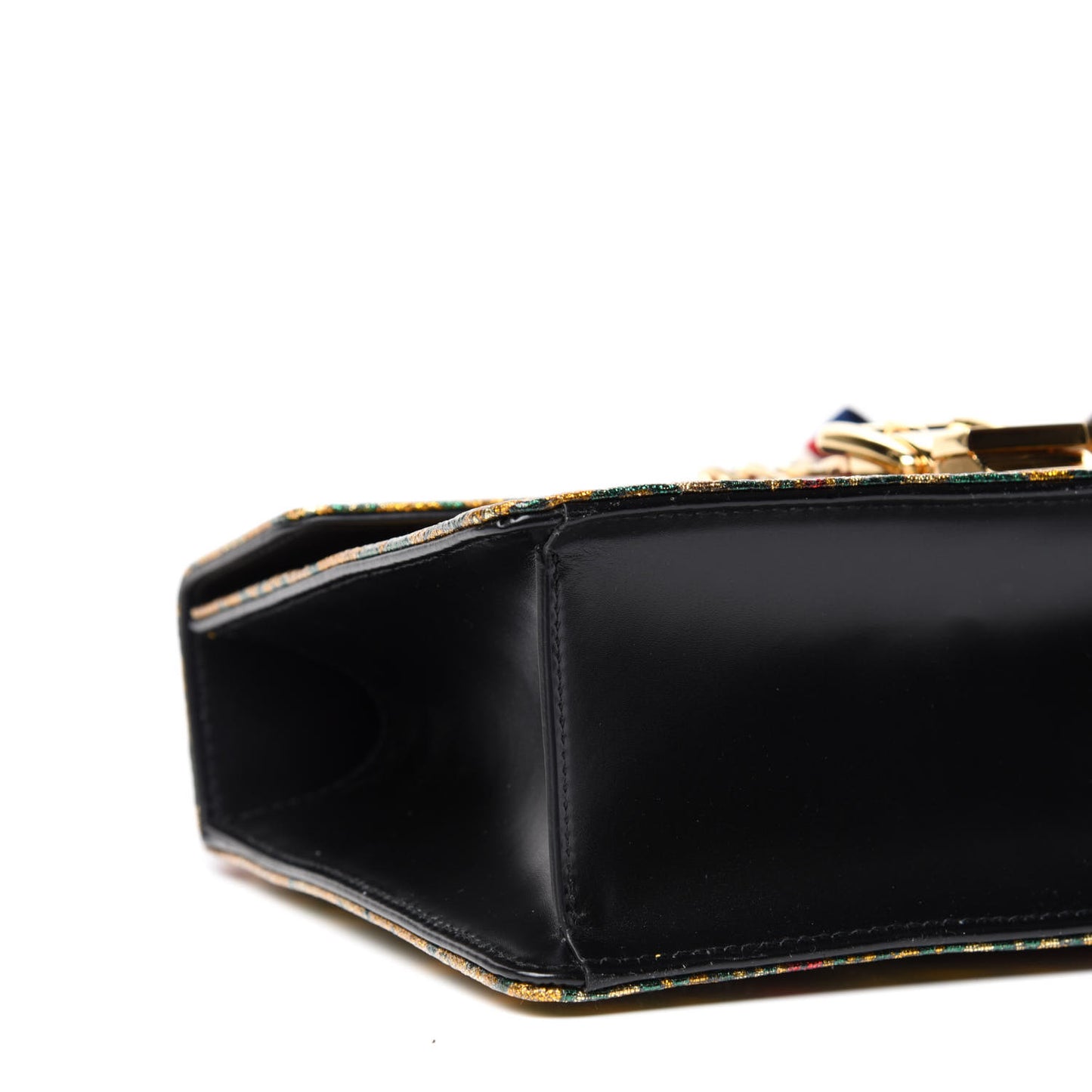 Iridescent Brocade Small Sylvie Shoulder Bag Gold
