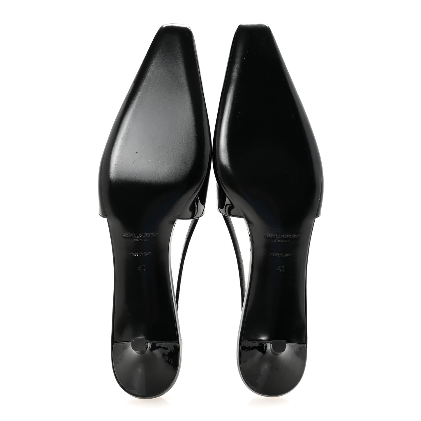 Patent Bade Slingback Pumps 41 Black