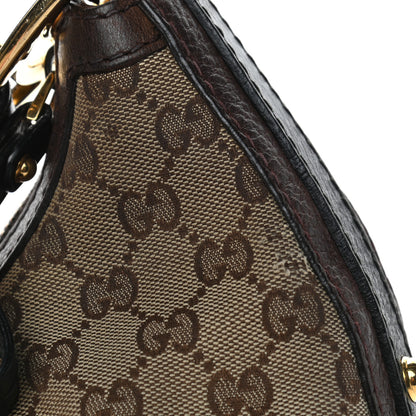 Gucci Monogram Medium Interlocking Hobo Dark Brown 12 of 12