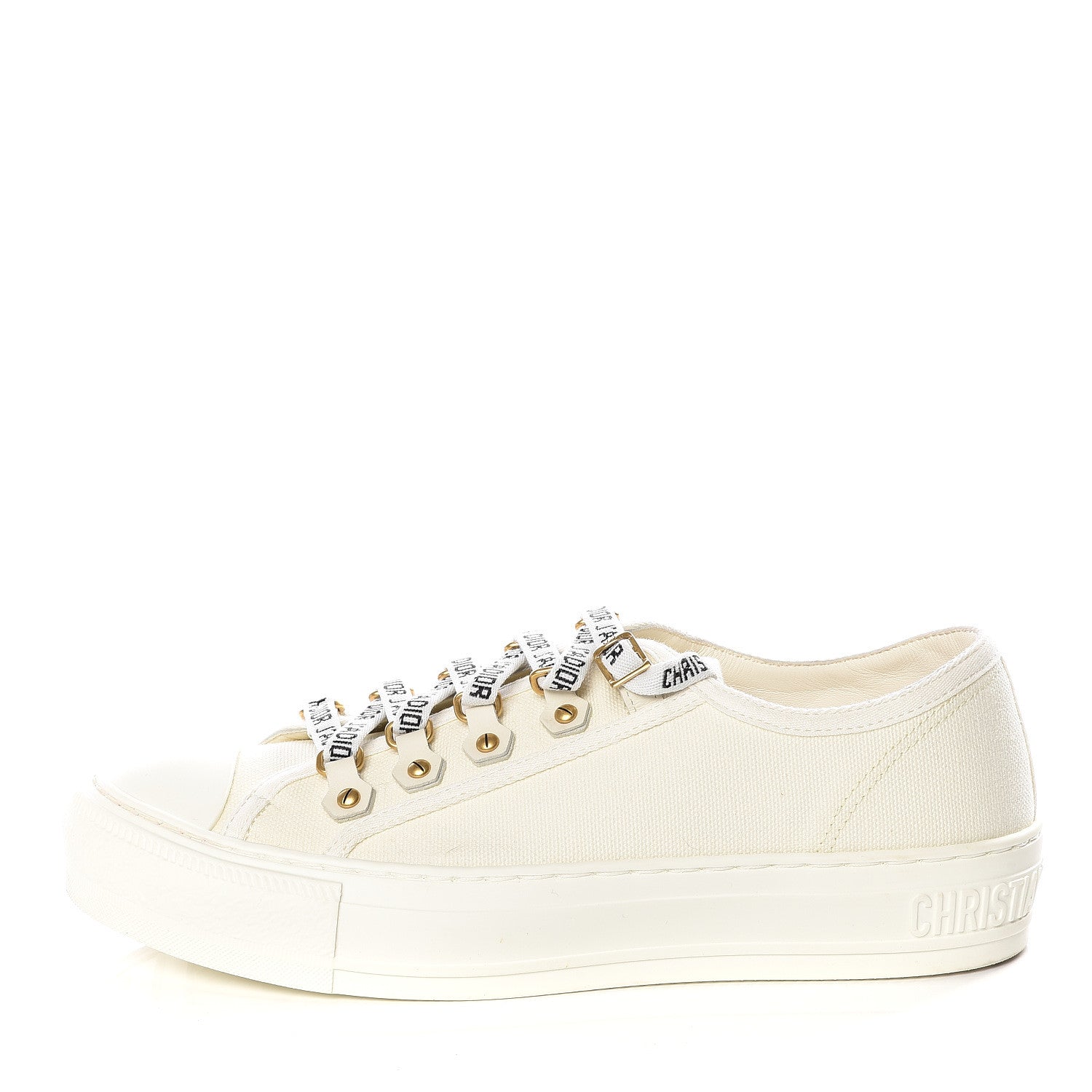 Christian Dior Canvas Walk'n Dior Low Top Sneakers 36 White 1 of 10