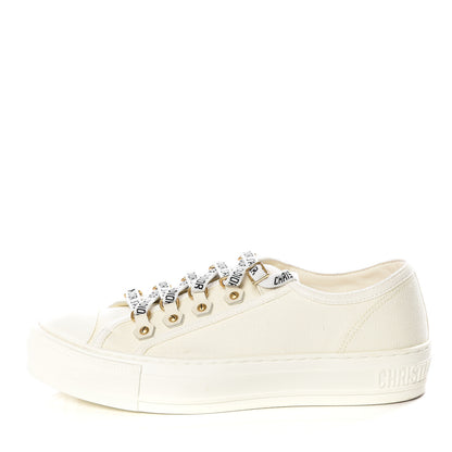 Christian Dior Canvas Walk'n Dior Low Top Sneakers 36 White 1 of 10