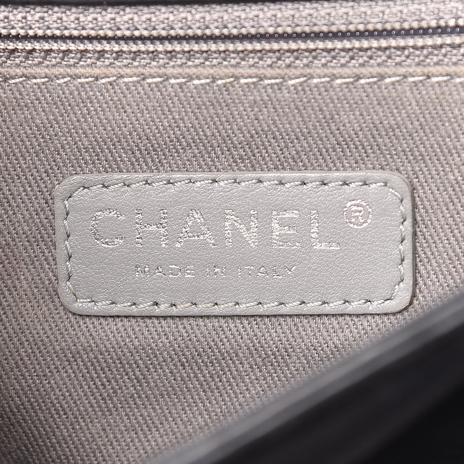 Chanel Calfskin Crystal Embossed Medium Boy Flap Black 6 of 15