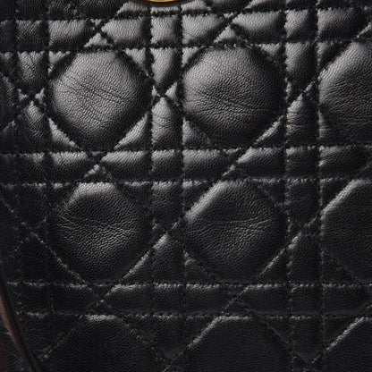 Christian Dior Lambskin Cannage Medium Lady Dior Black 11 of 11