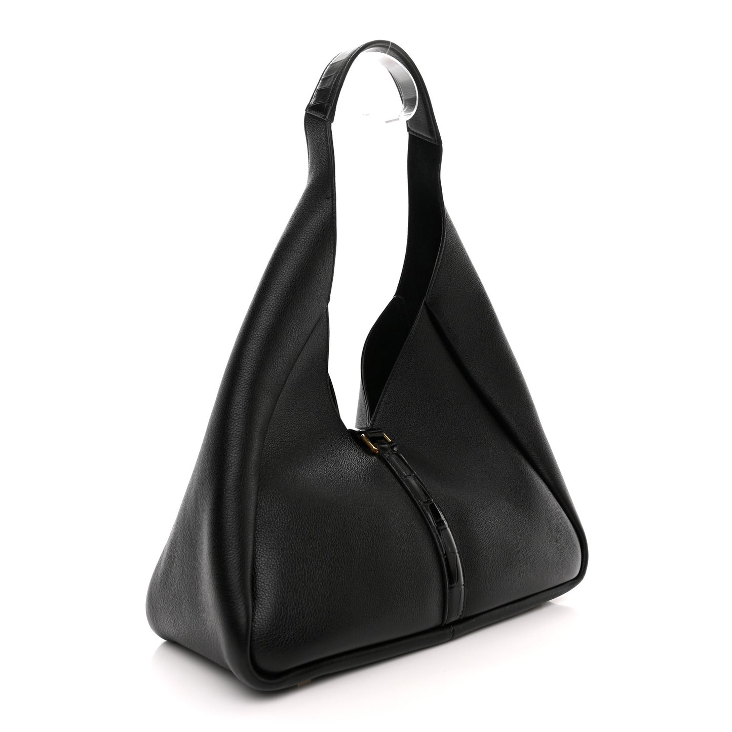 Calfskin Medium G-Lock Hobo Black