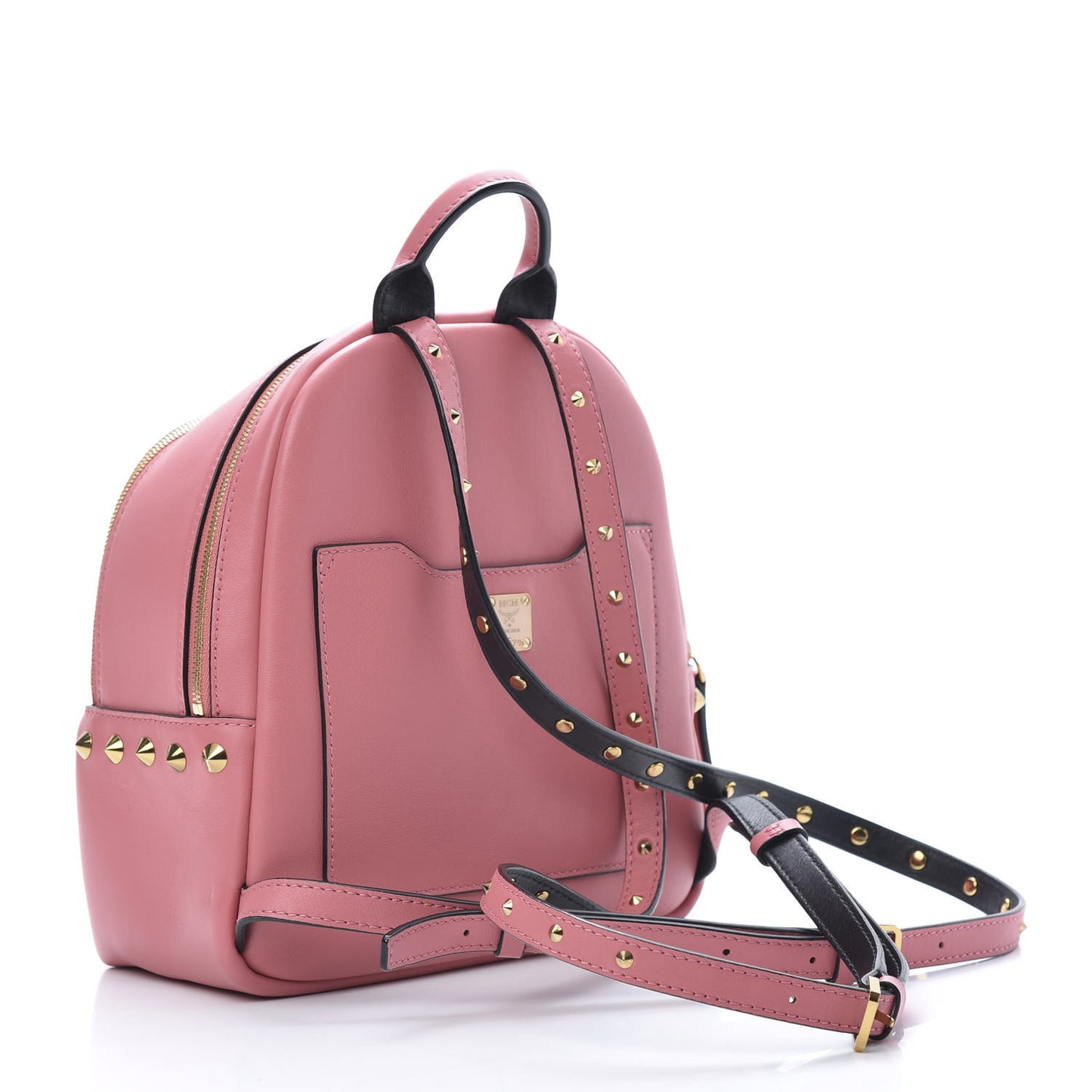 Calfskin Mini Duchess Polke Studs Backpack Pink
