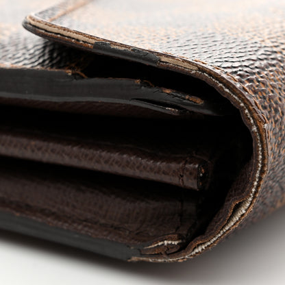 Louis Vuitton Damier Ebene Sarah Wallet NM 9 of 13