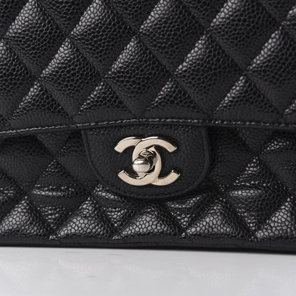 Chanel Caviar Quilted Medium Double Flap Black 9 of 9