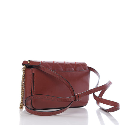 Givenchy Goatskin Quilted GV3 Mini Pocket Convertible Bag Brown 2 of 9