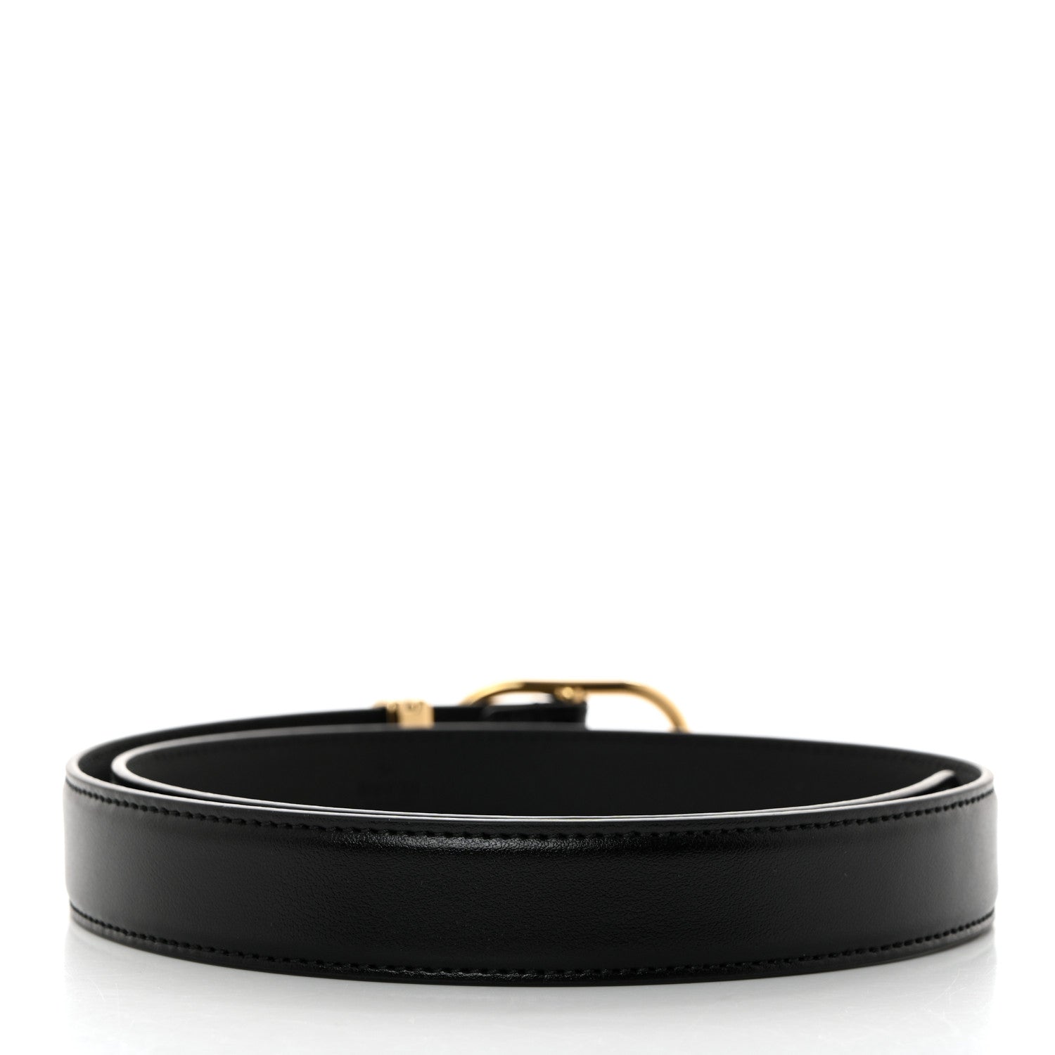 Gucci Calfskin Round Interlocking G Belt 70 28 Black 2 of 5