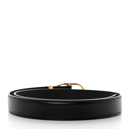 Gucci Calfskin Round Interlocking G Belt 70 28 Black 2 of 5