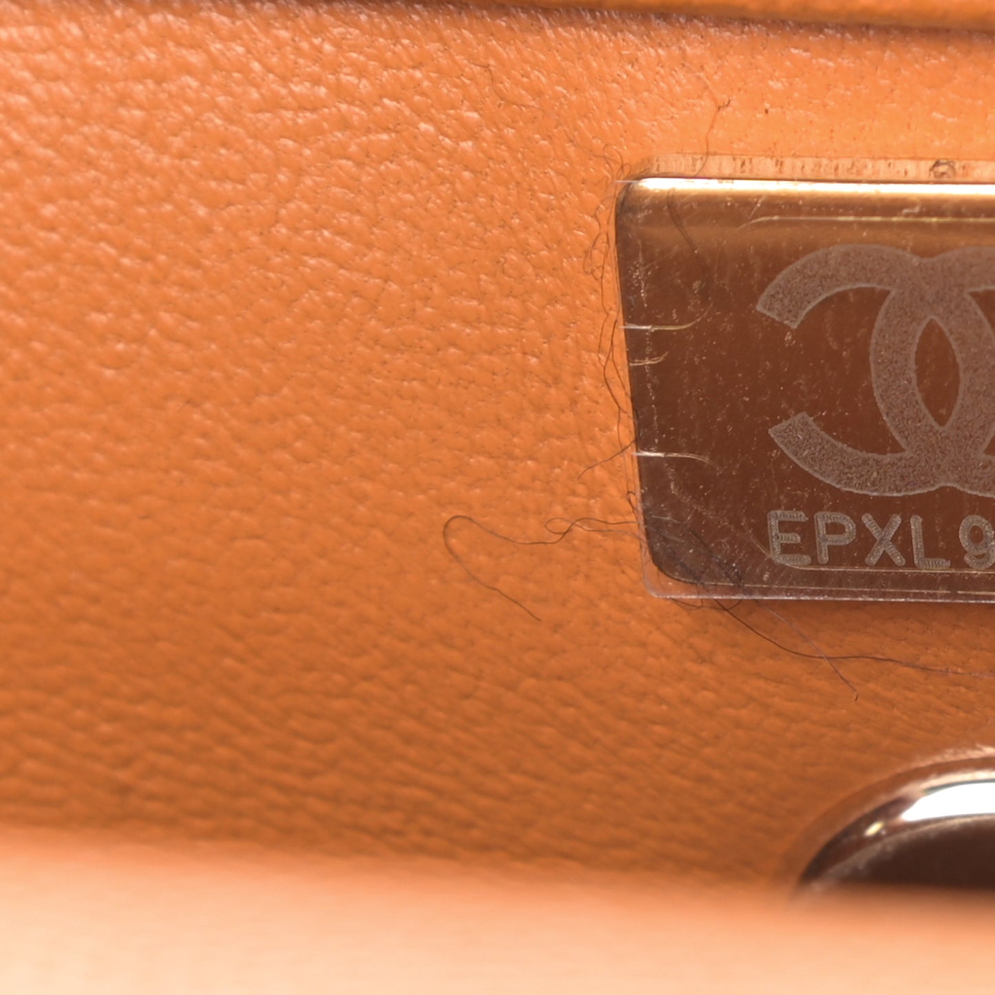 Caviar Quilted Mini Coco Handle Flap Light Brown