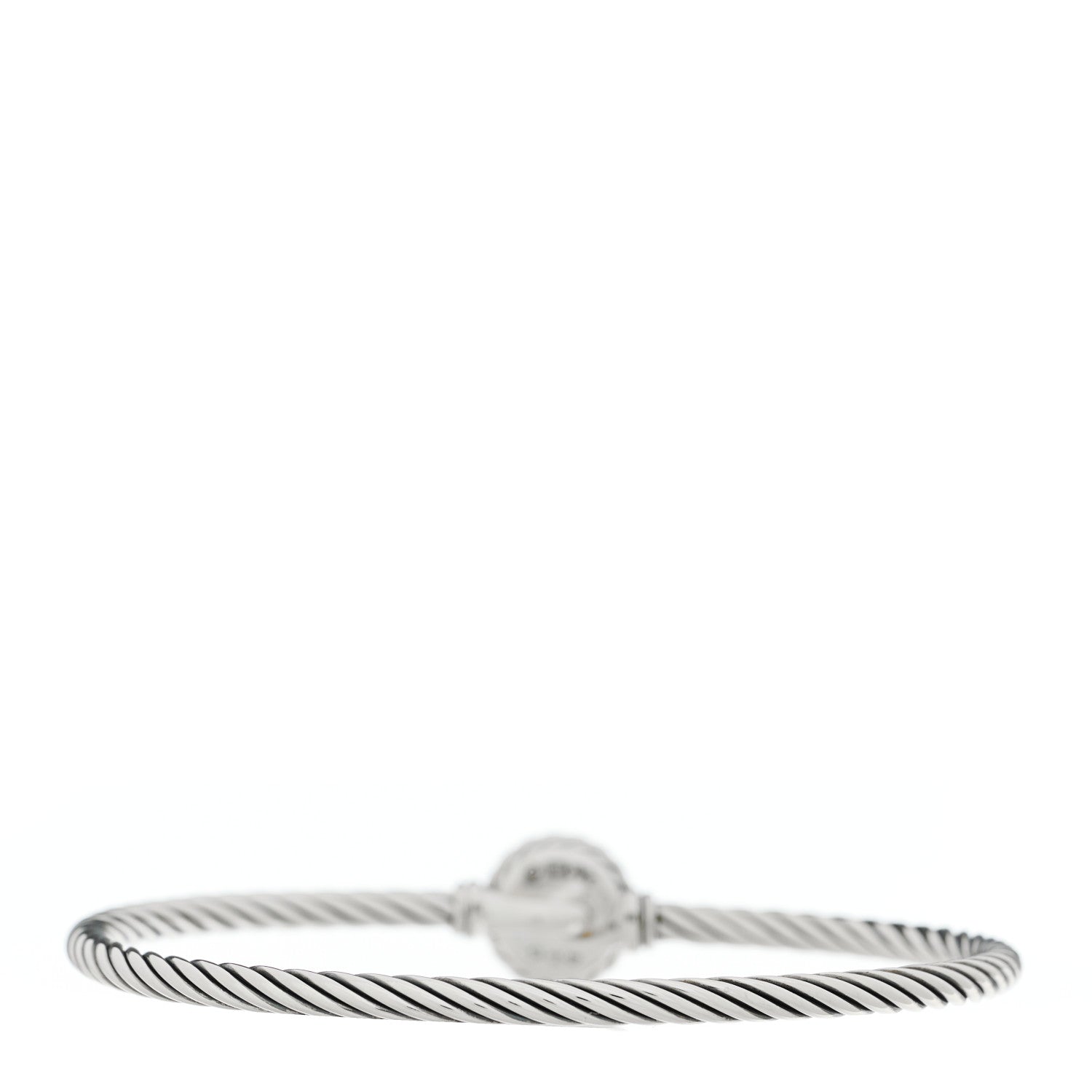 David Yurman Sterling Silver Blue Topaz 3mm Chatelaine Bracelet 2 of 4