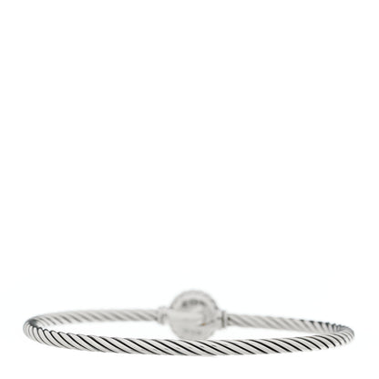 David Yurman Sterling Silver Blue Topaz 3mm Chatelaine Bracelet 2 of 4