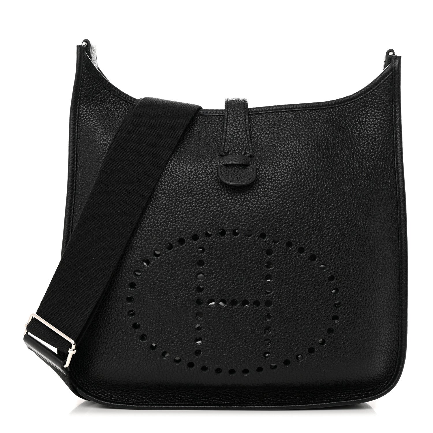 Hermes Taurillon Clemence Evelyne III GM Black 1 of 14