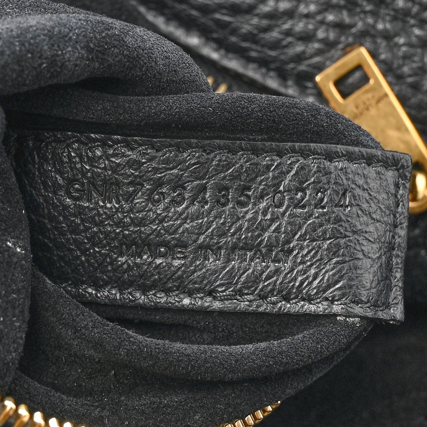 Saint Laurent Grained Deerskin Bea Tote Black 7 of 10