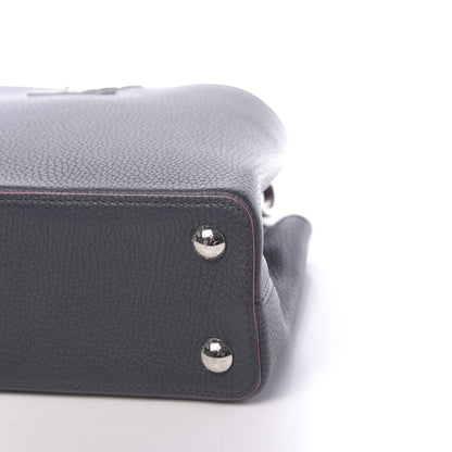 Louis Vuitton Taurillon Capucines BB Cobalt Fuchsia 9 of 9