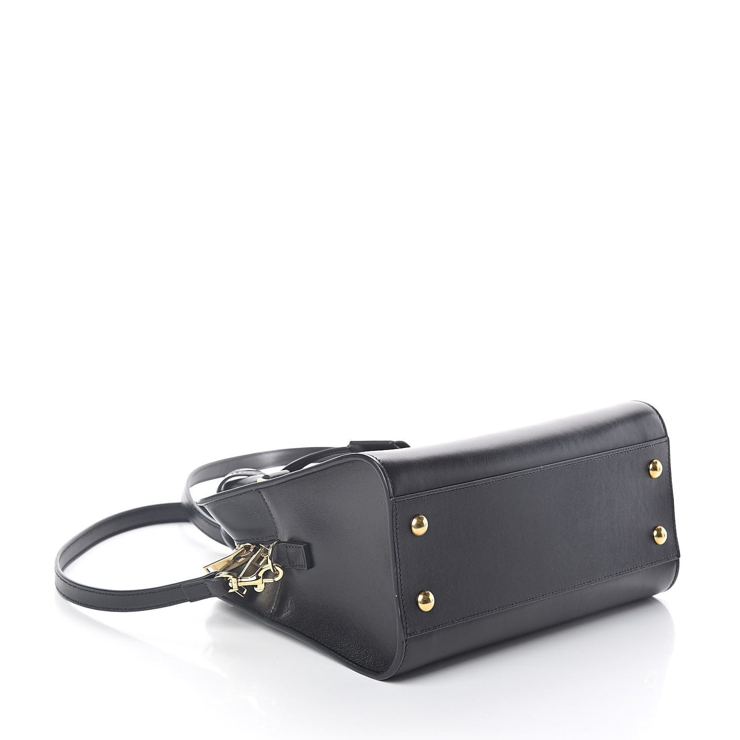 Calfskin Monogram Baby Cabas Black