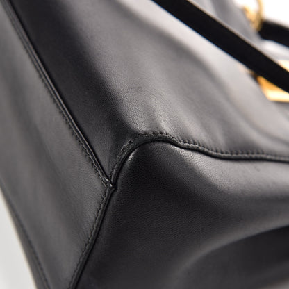 Fendi Nappa Mini Peekaboo Iconic Satchel Black 12 of 13
