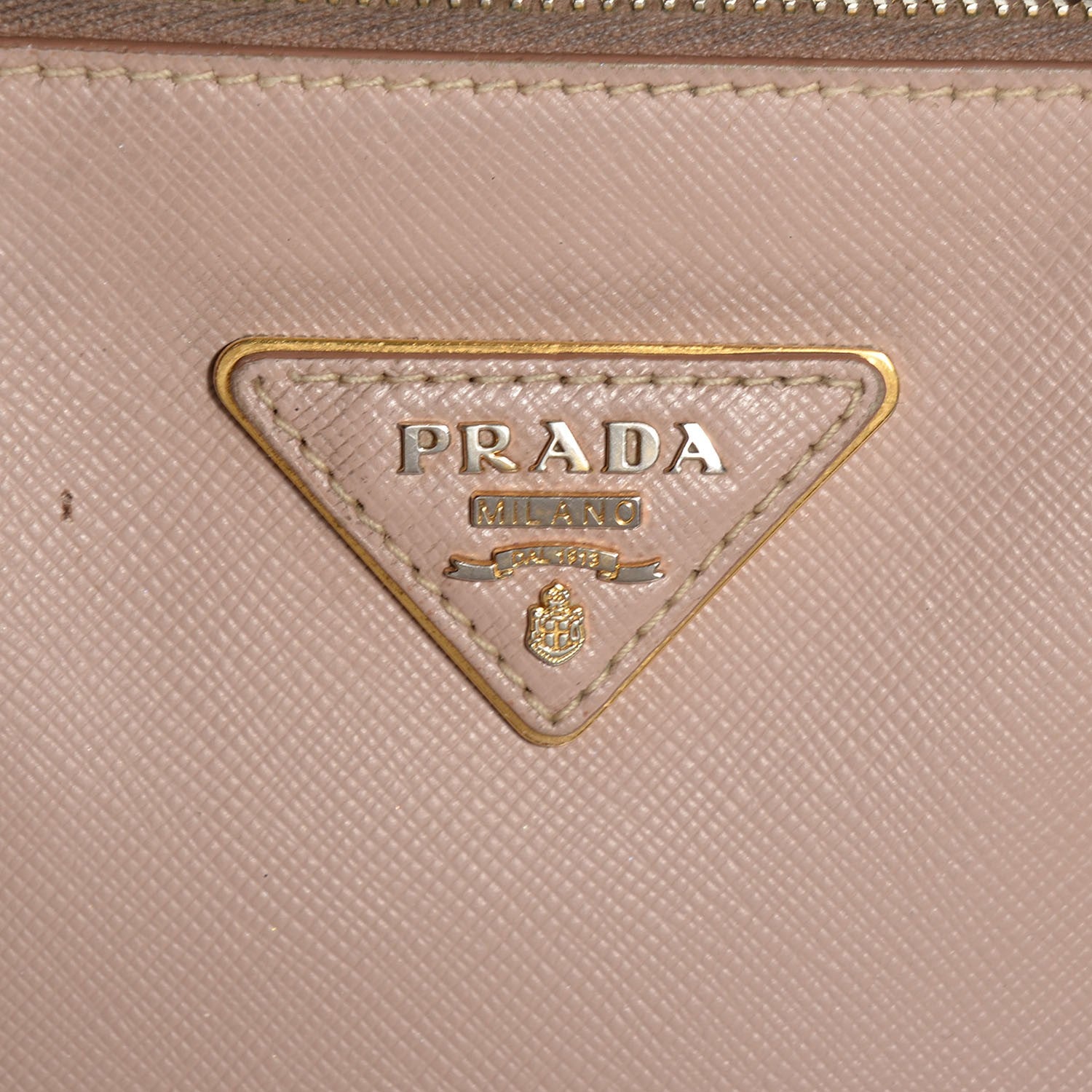 Prada Saffiano Lux Small Double Zip Tote Cammeo 11 of 11