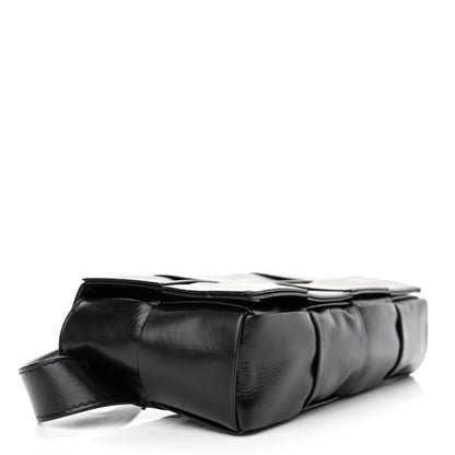 Bottega Veneta Paper Calfskin Intrecciato Cassette Belt Bag Black 4 of 11