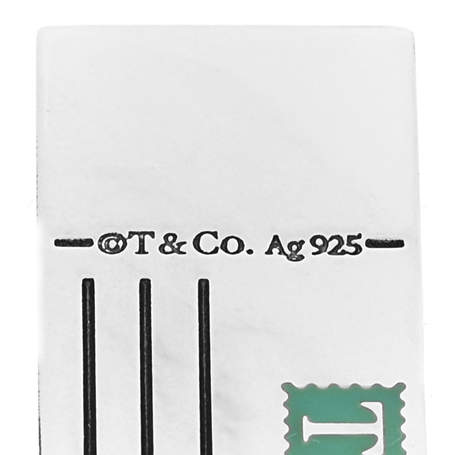 Tiffany Sterling Silver Enamel Paris Postcard Charm Blue 3 of 4
