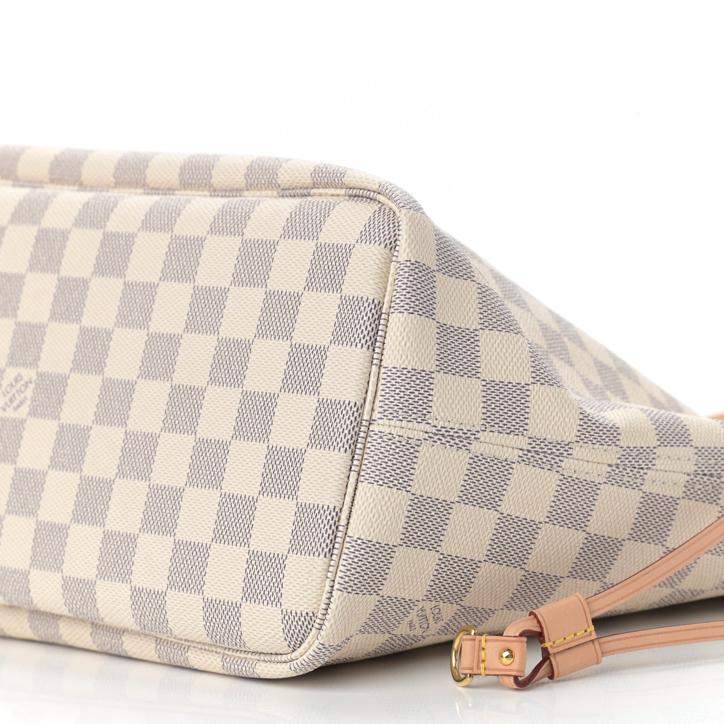 Damier Azur Neo Neverfull MM Rose Ballerine