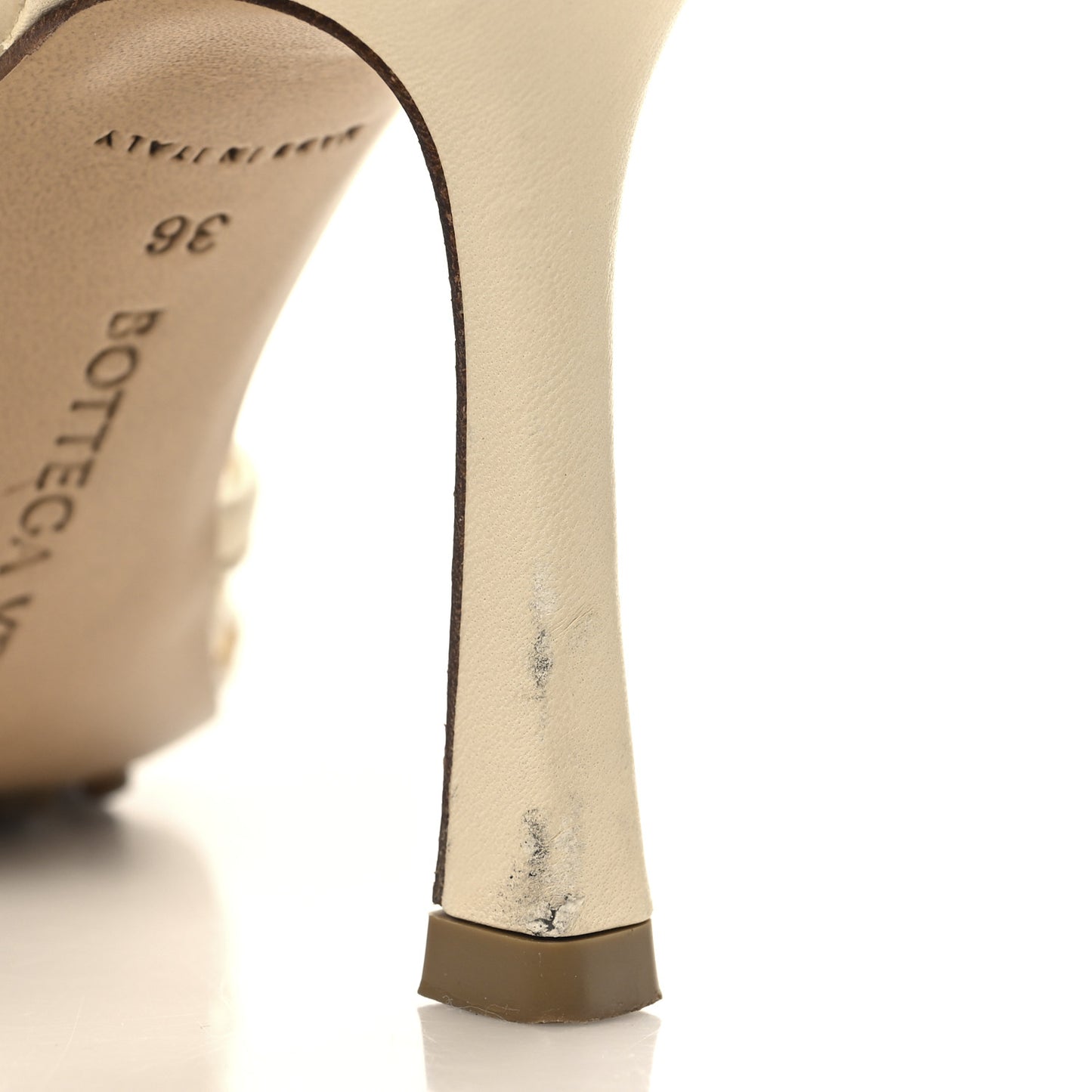 Mesh Nappa Stretch Ankle Tie Sandals 36 Toile