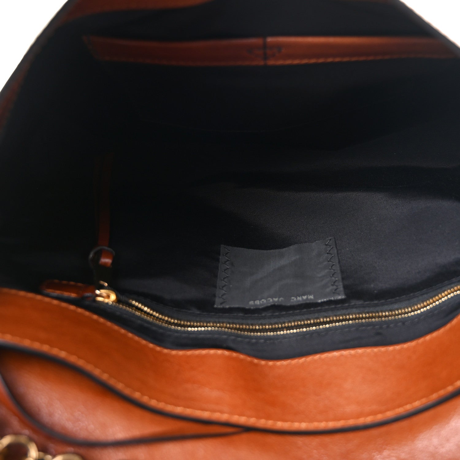 Marc Jacobs Goatskin Grommet Gotham Shoulder Bag Chestnut 5 of 9