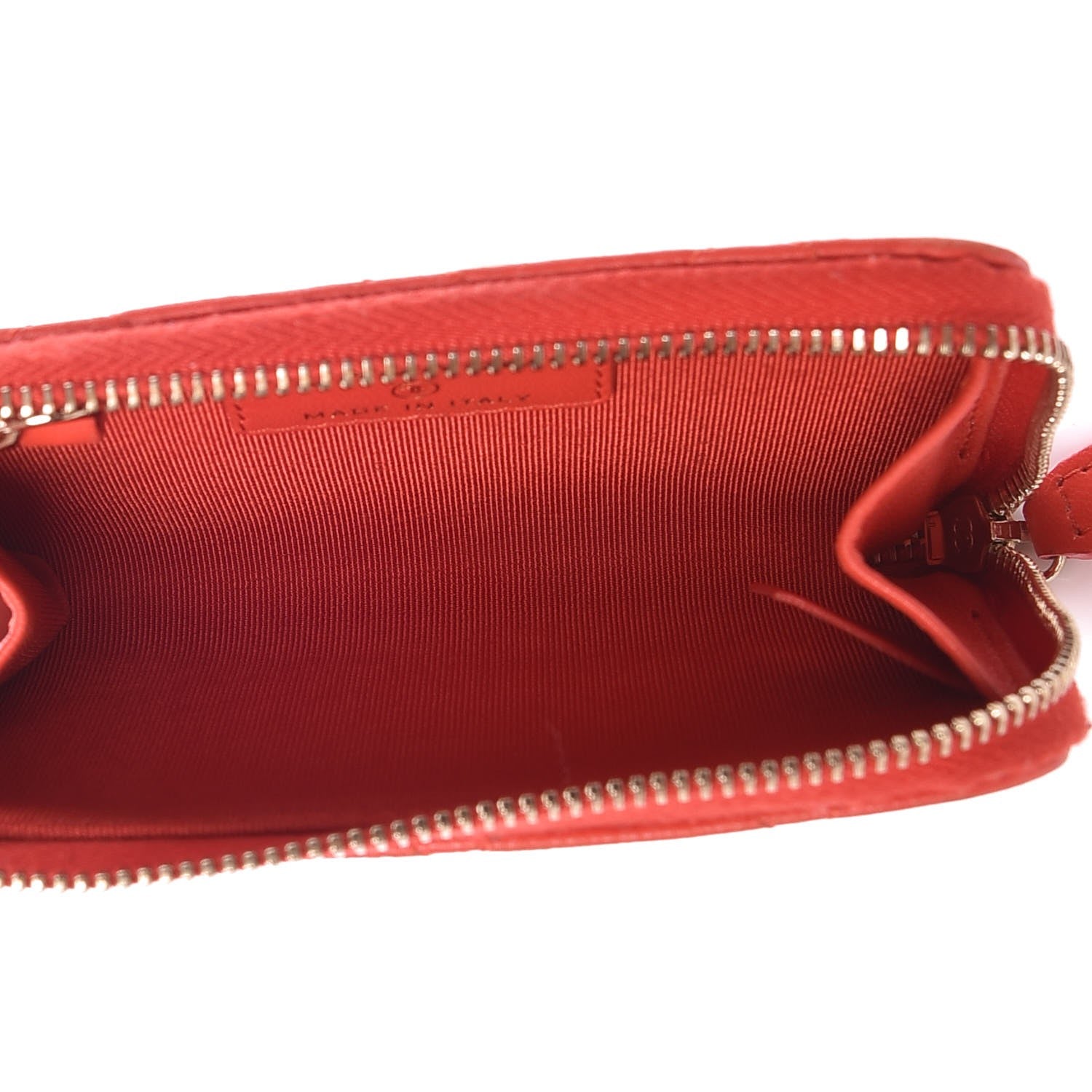 Chanel Lambskin Quilted Key Holder Case Red 5 of 18